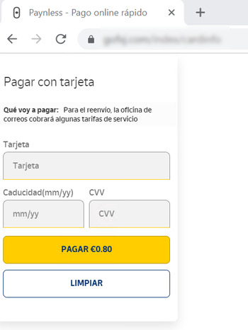 Los ciberdelincuentes solicitan datos bancarios. Foto: Incibe.