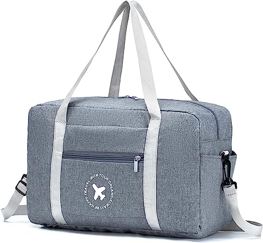 Bolsa gris claro para viaje de Amazon