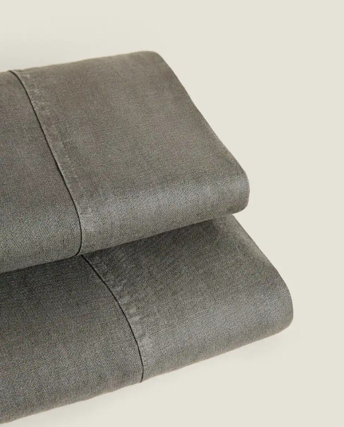 Las sábanas de Zara Home en lino lavado