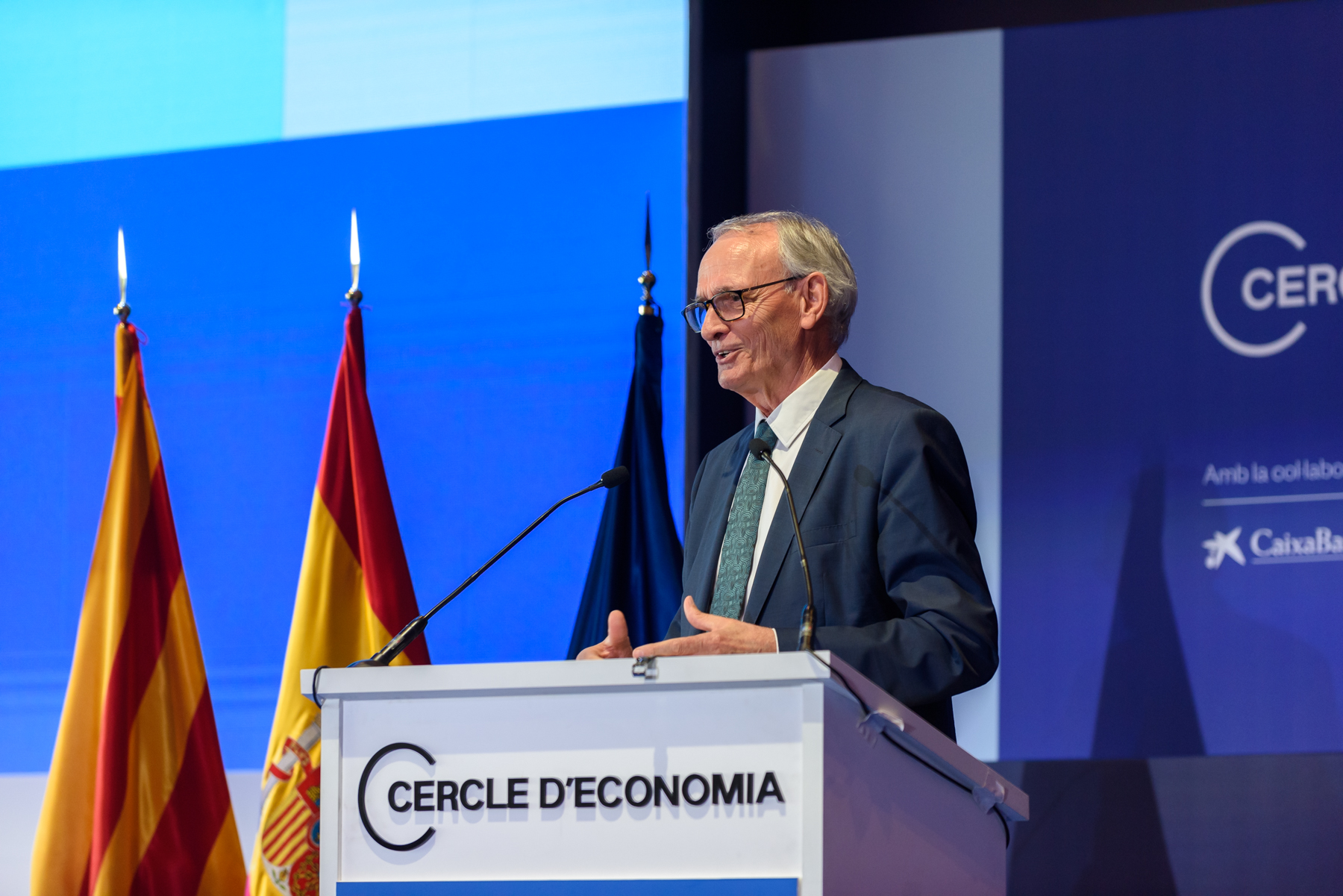 El presidente del Consejo Económico y Social (CES), Anton Costas. EFE.