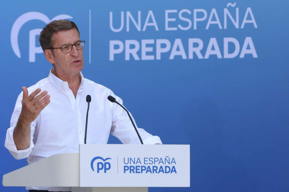 El líder del Partido Popular, Alberto Núñez Feijóo. EFE/J.M. García