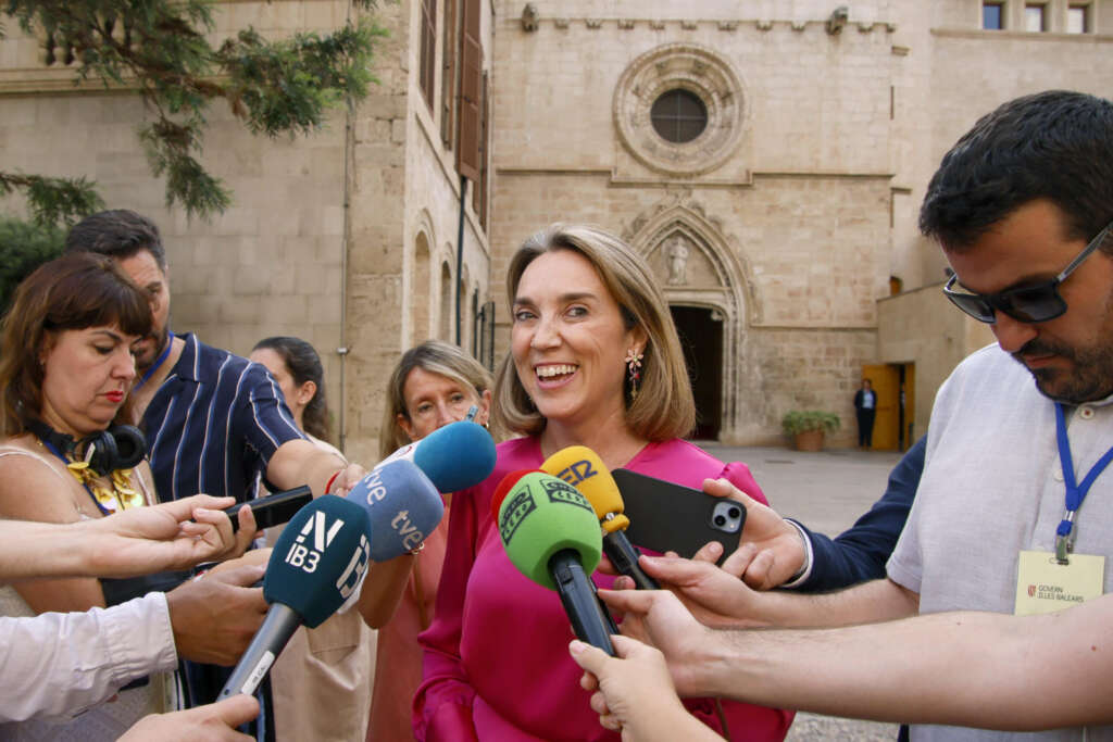 La secretaria general del PP, Cuca Gamarra. EFE/CATI CLADERA