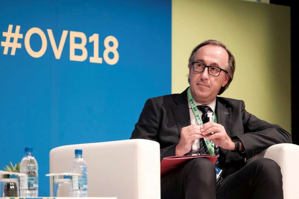 El consejero delegado de Iberia, Fernando Candela estará en el puesto entre julio y diciembre y en este tiempo el grupo buscará un sustituto. EFE/Ángel Medina G.