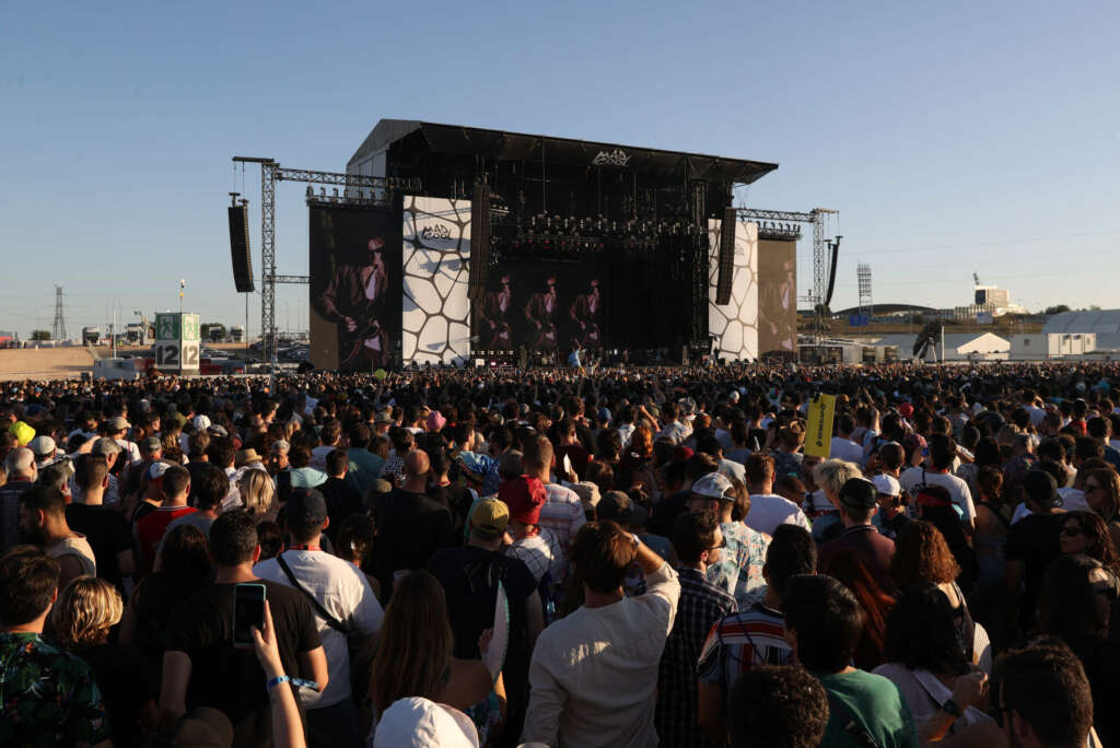 Iberdrola Music, el recinto de Villaverde donde iba a celebrarse el Reggaeton Beach Festival, durante la reciente celebración del Mad Cool. EFE/ Kiko Huesca