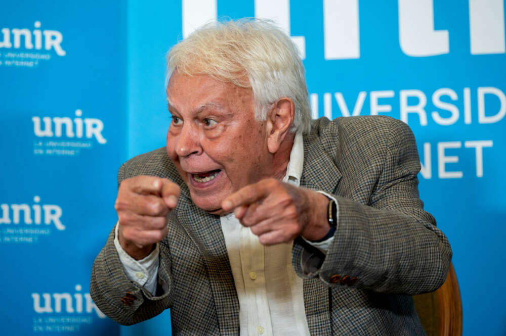 El expresidente del gobierno español Felipe González. EFE/ Fernando Villar