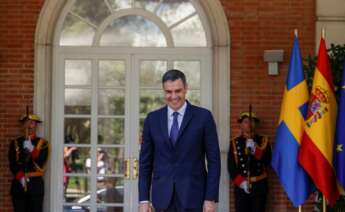 El presidente del Gobierno, Pedro Sánchez en el Palacio de la Moncloa. EFE/ Javier Lizon