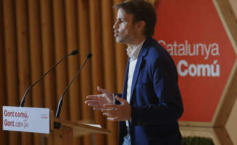 El dirigente de En Comú Podem, Jaume Asens.EFE/ Toni Albir