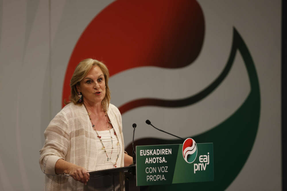 La presidenta del BBB del PNV Itxaso Atutxa. EFE/Luis Tejido