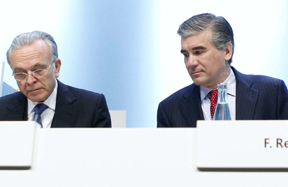 Isidro Fainé y Francisco Reynés en una imagen de archivo. EFE/Andreu Dalmau