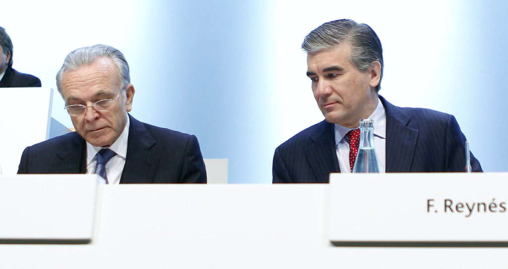 Isidro Fainé y Francisco Reynés en una imagen de archivo. EFE/Andreu Dalmau