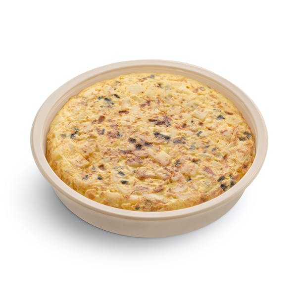 Tortilla de patata con calabacín