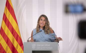 La portavoz de la Generalitat, Patrícia Plaja. Foto: EFE.