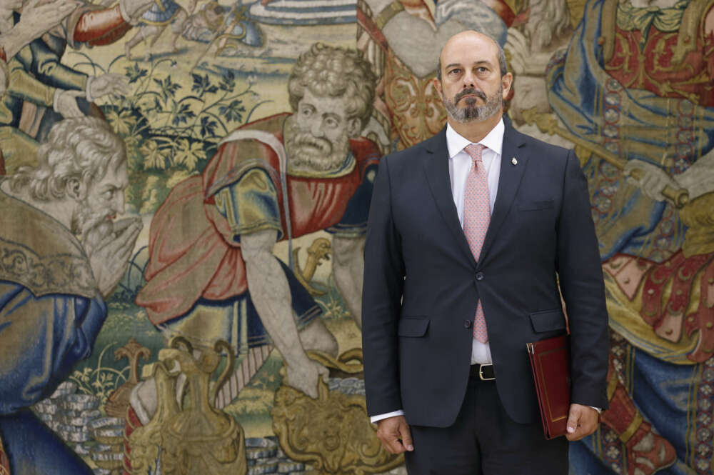 El nuevo presidente del Senado, Pedro Rollán. EFE/ Chema Moya POOL