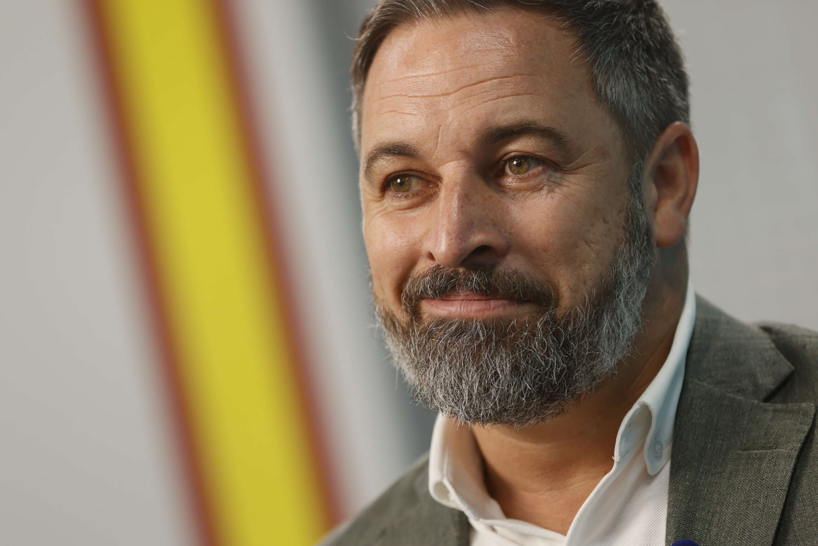 El presidente de Vox, Santiago Abascal. EFE/Mariscal