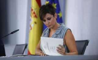 La ministra de Política Territorial y portavoz del Gobierno, Isabel Rodríguez. EFE/ Juan Carlos Hidalgo
