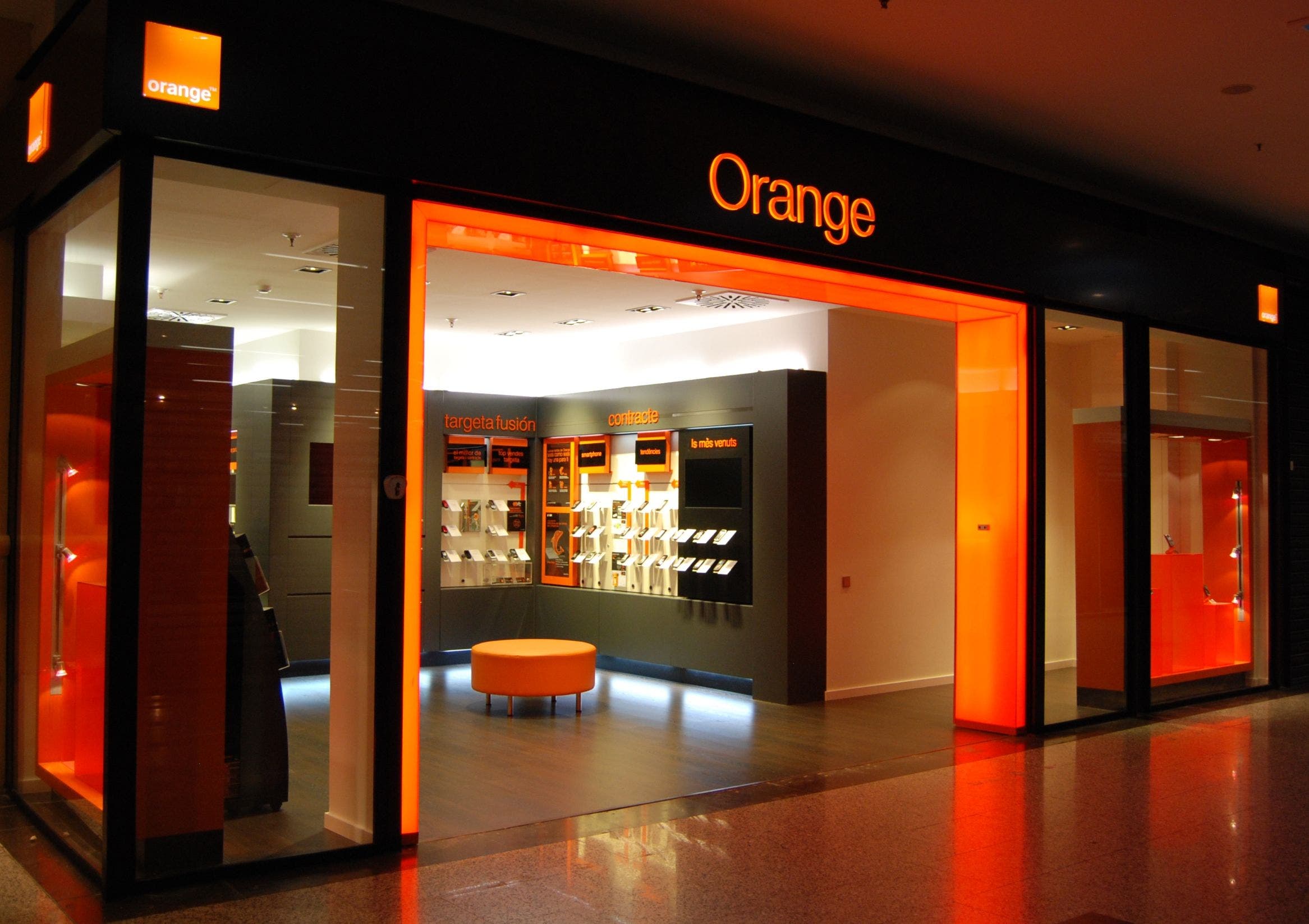 Una tienda de Orange. Foto: Orange.