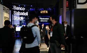 Stand de Banco Sabadell en el 4YFN - Startups