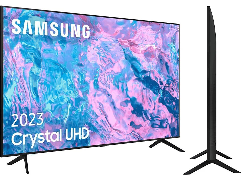 El televisor Samsung Crystal UHD de 43 pulgadas. 