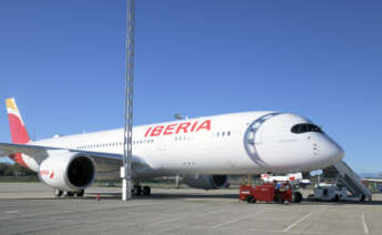 Foto de un avión de Iberia. Foto: Iberia