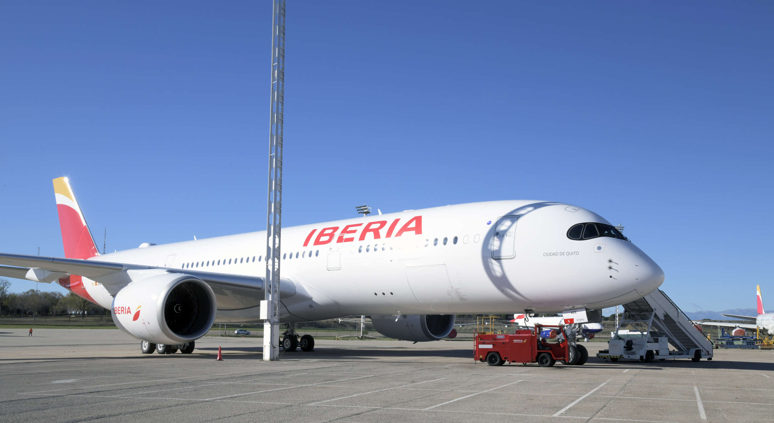 Foto de un avión de Iberia. Foto: Iberia
