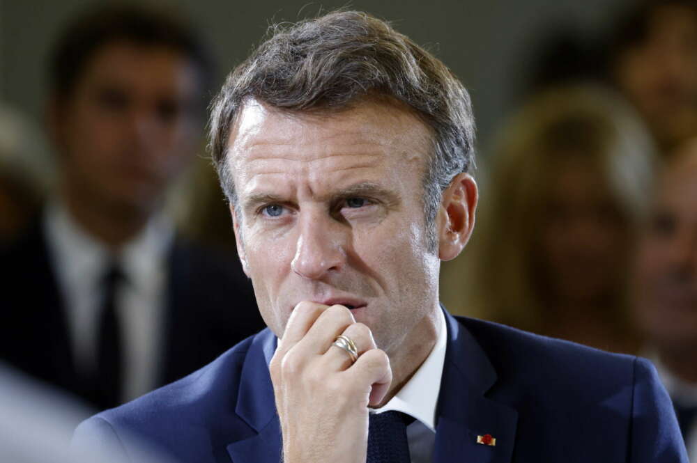 El presidente francés, Emmanuel Macron. EFE/EPA/LUDOVIC MARIN / POOL MAXPPP OUT