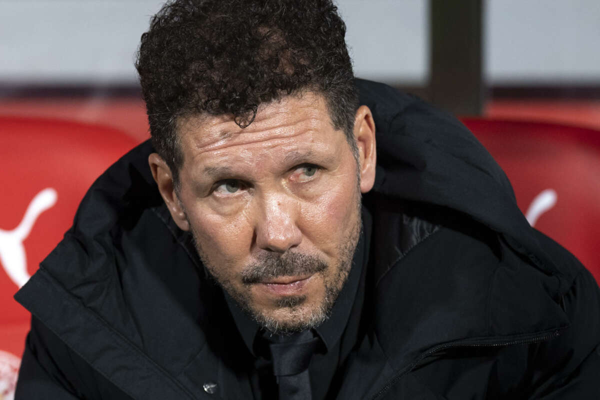 Diego Pablo Simeone, entrenador del Atlético de Madrid