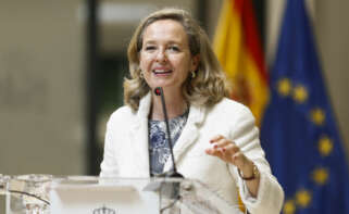 Nadia Calviño, vicepresidenta primera del Gobierno y Telefónica y STC
