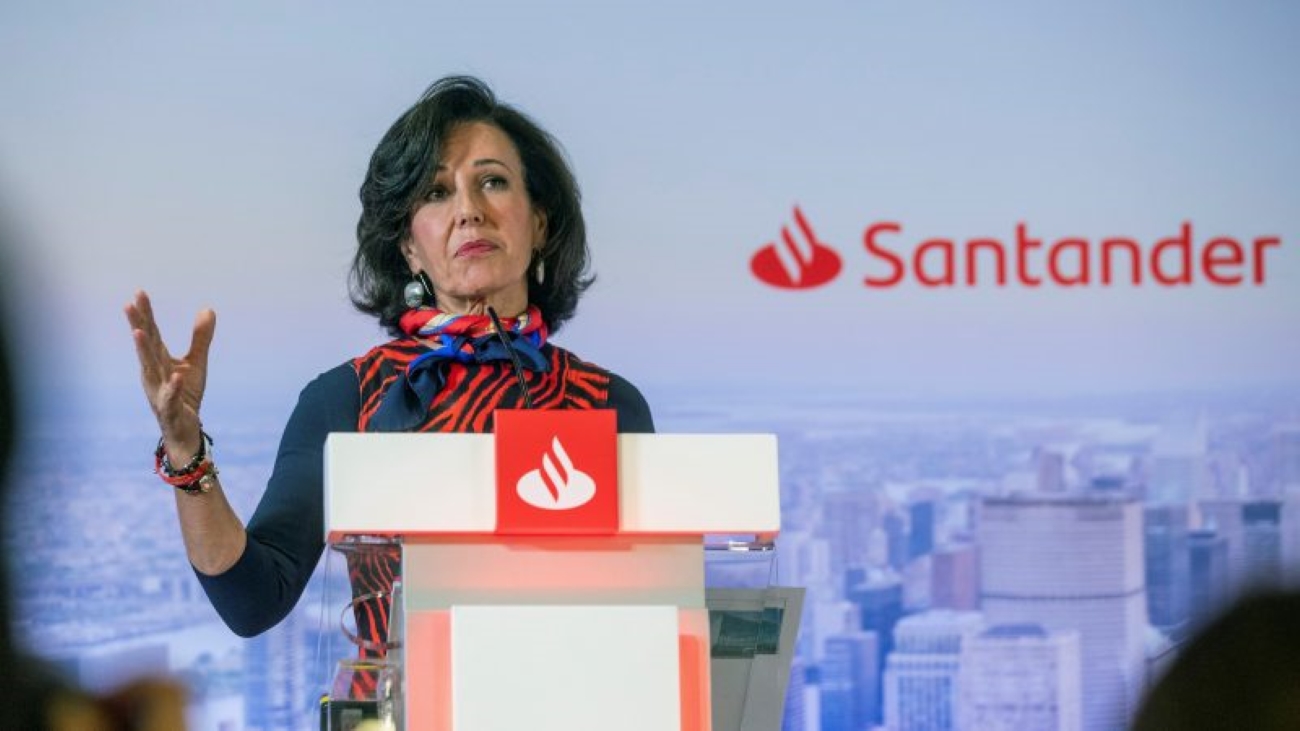 Ana Botín, presidenta de Banco Santander. EFE