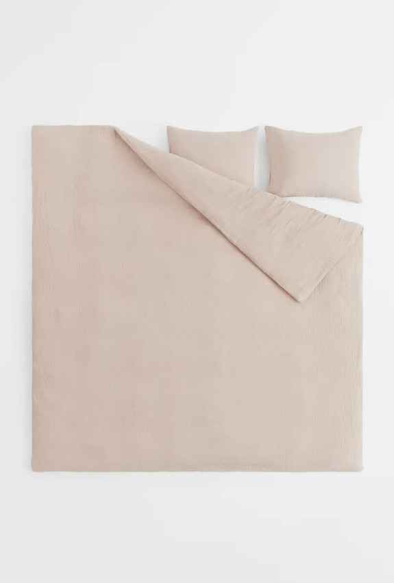 El set de ropa de cama de muselina de H&M Home