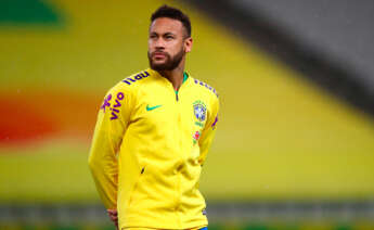 Neymar, jugador de la Selección de Brasil