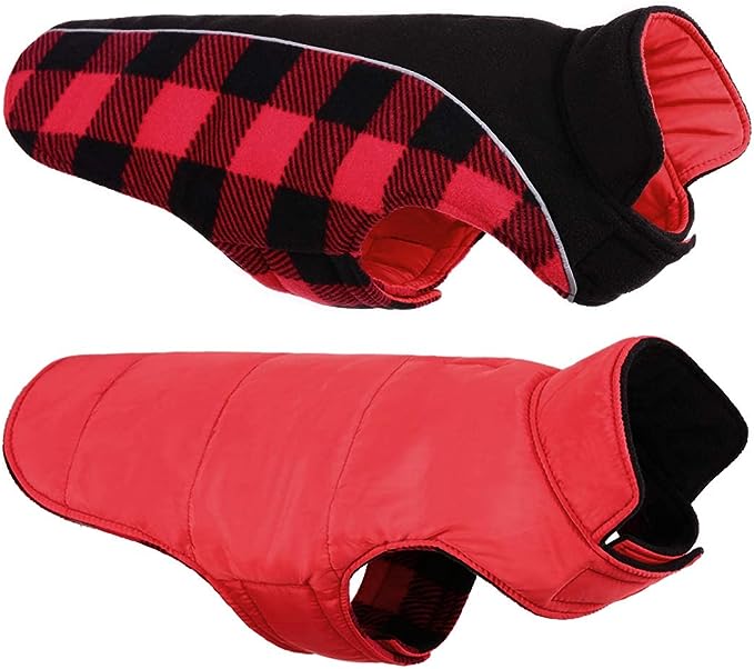 The waterproof coat for pets.