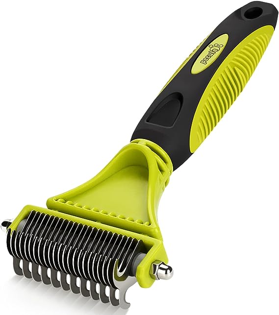 The pet rake brush.
