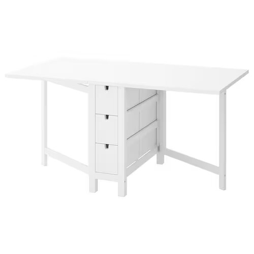 NORDEN, la mesa con alas abatibles de Ikea.