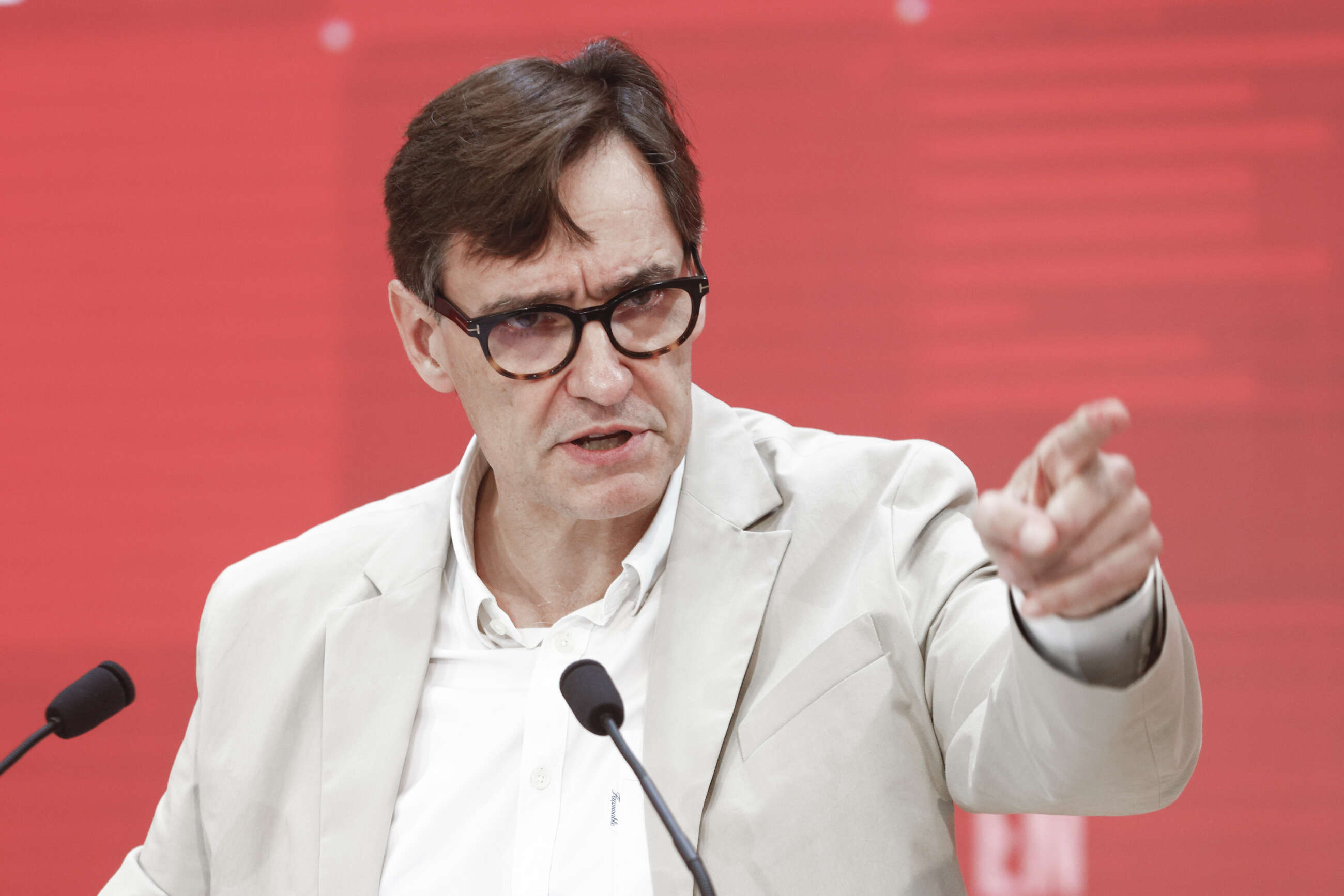 El primer secretario del PSC, Salvador Illa. EFE/ Quique García