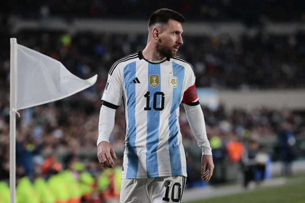 Leo Messi, futbolista de la Selección Argentina