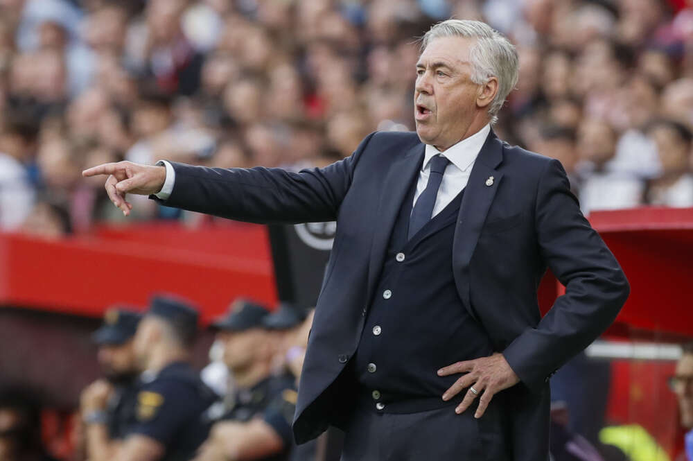 Carlo Ancelotti, entrenador del Real Madrid