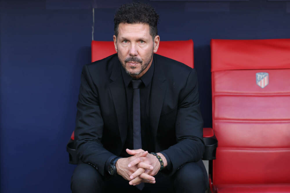 Simeone, entrenador del Atlético de Madrid