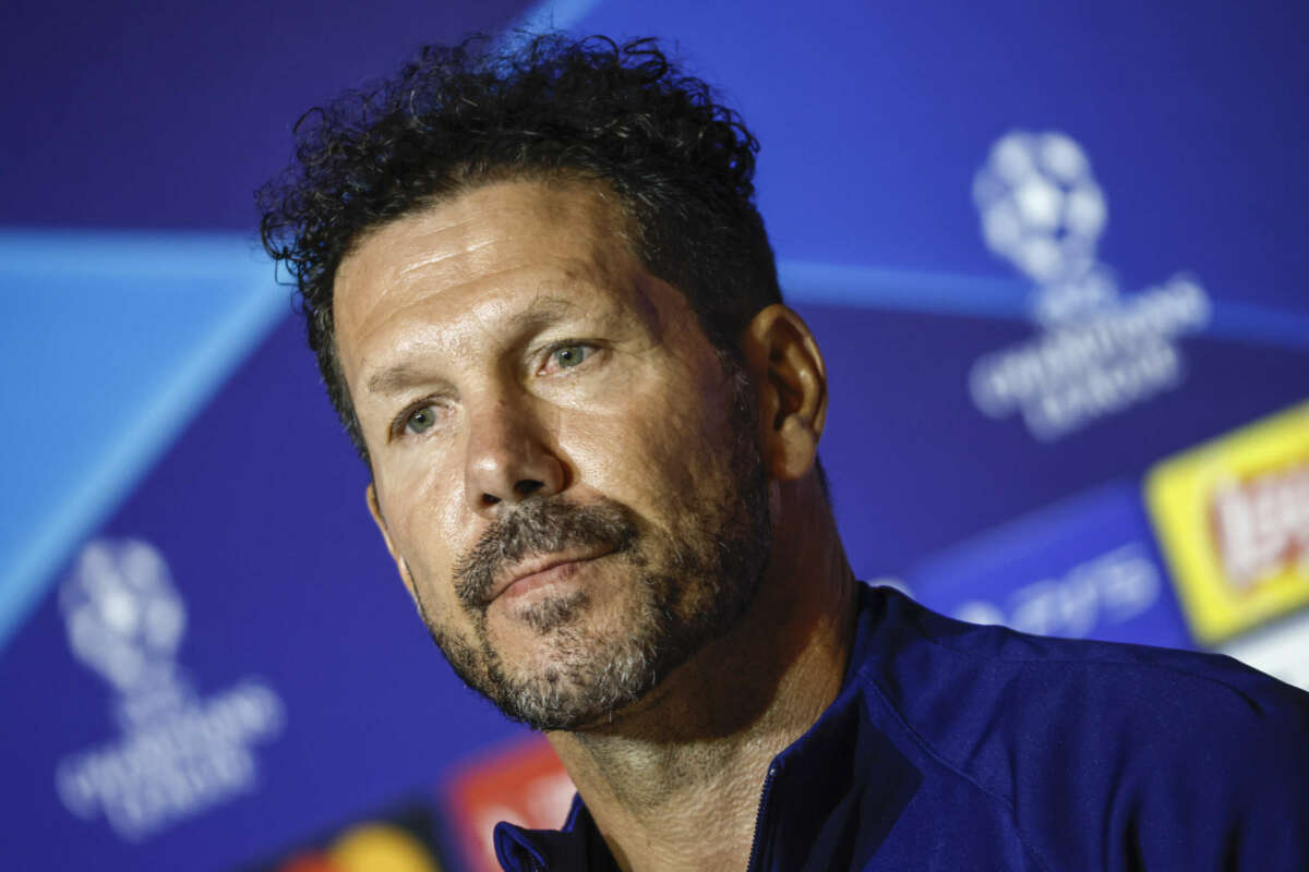 Simeone, entrenador del Atlético de Madrid