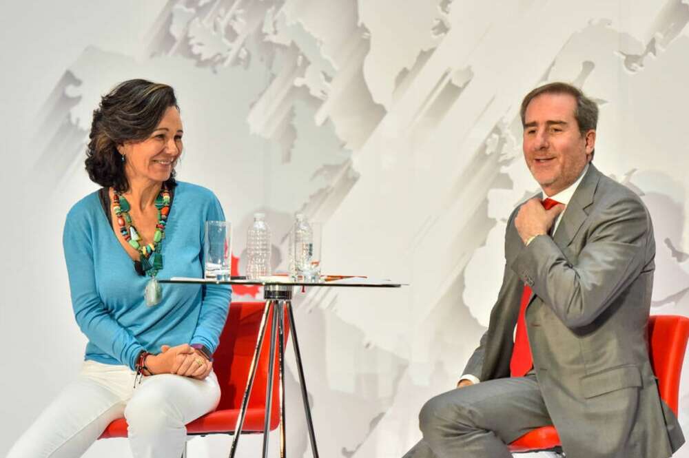Ana Botín, presidenta de Banco Santander, y Héctor Grisi, CEO de Banco Santander. Santander
