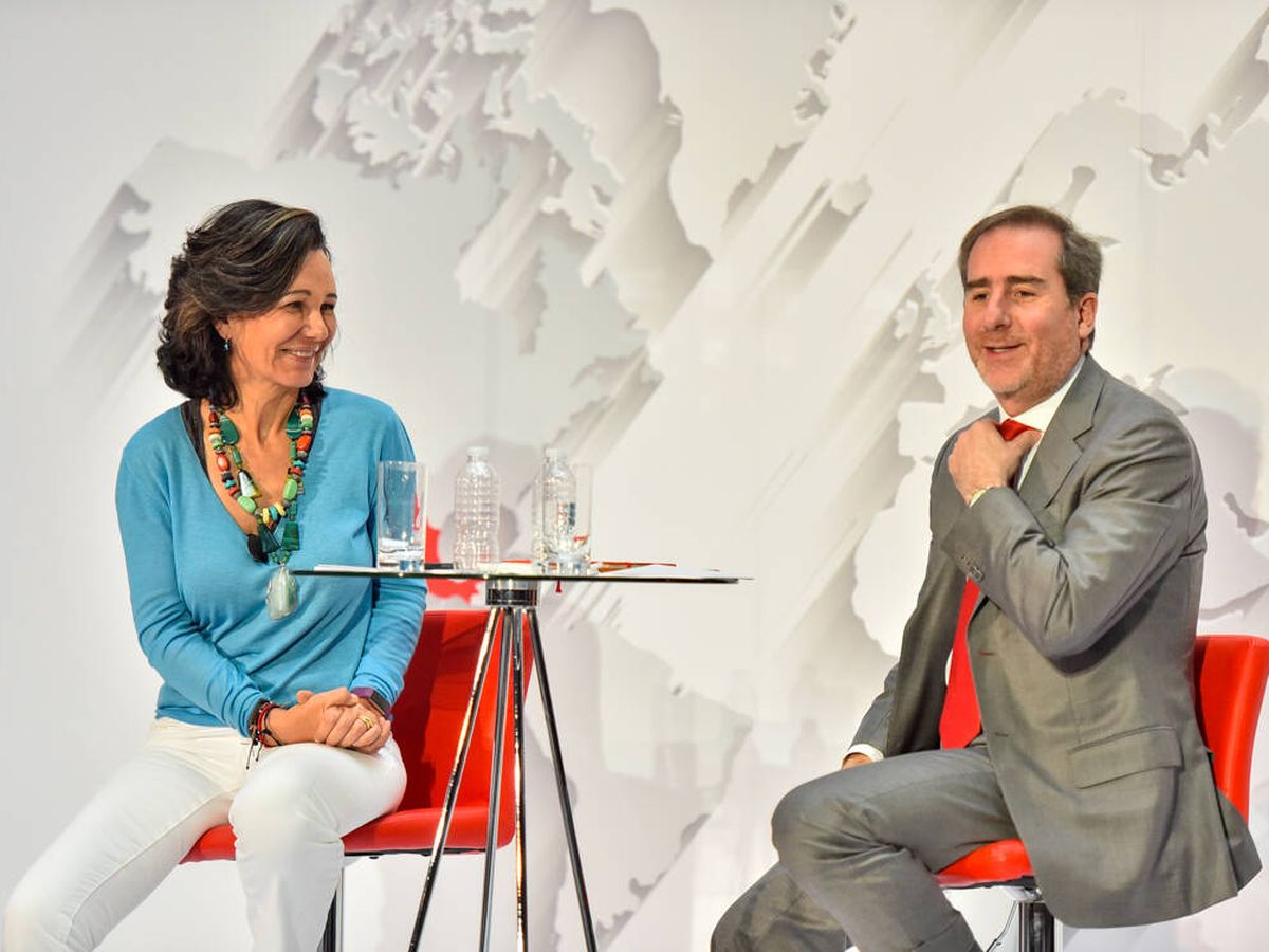 Ana Botín, presidenta de Banco Santander, y Héctor Grisi, CEO de Banco Santander. Santander