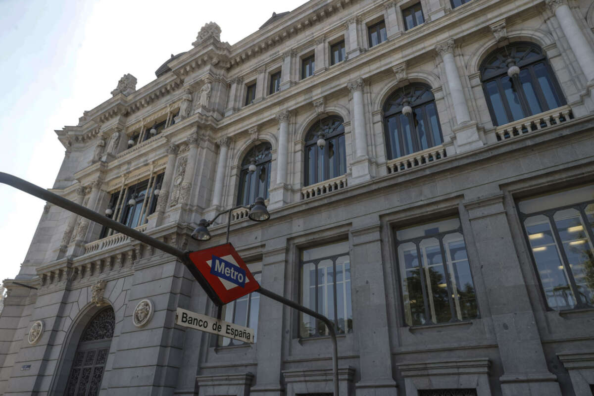 Fachada del Banco de España en una imagen de archivo. Bancos EFE/Emilio Naranjo