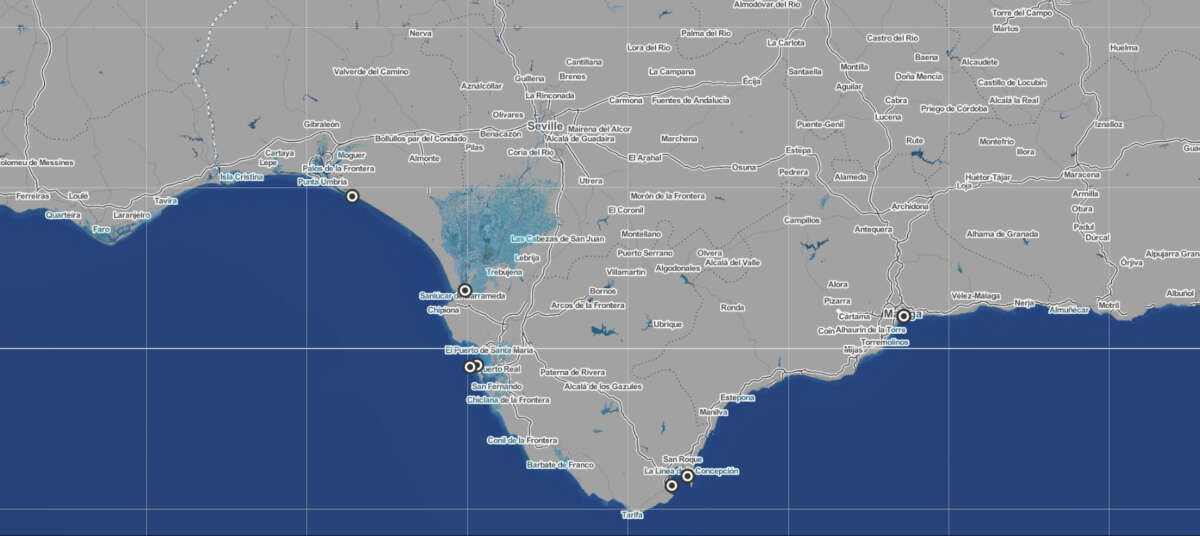 Las localidades de playa de la provincia de Cádiz y Málaga acusarán en mayor medida la subida del mar. Foto: Climate Change.