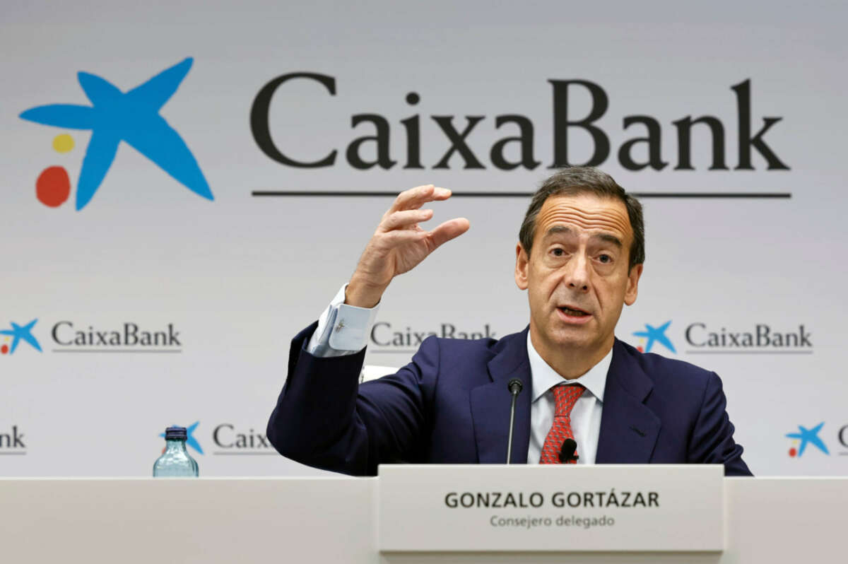 Gonzalo Gortázar, CEO de Caixabank. EFE Santander y Bankinter ahorros