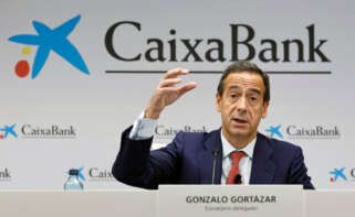 Gonzalo Gortázar, CEO de Caixabank. EFE Santander y Bankinter ahorros