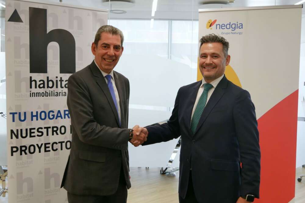 José Carlos Saz, CEO de Habitat Inmobiliaria y Raúl Suárez, consejero delegado de Nedgia. Foto: Naturgy