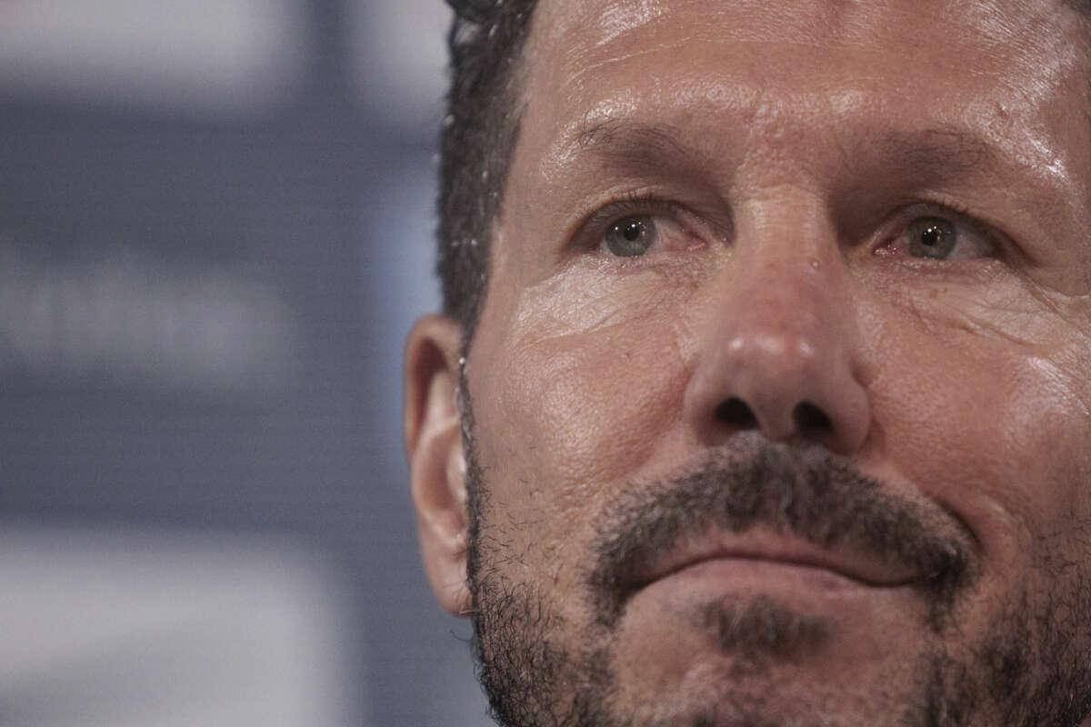 Diego Pablo Simeone, entrenador del Atlético de Madrid