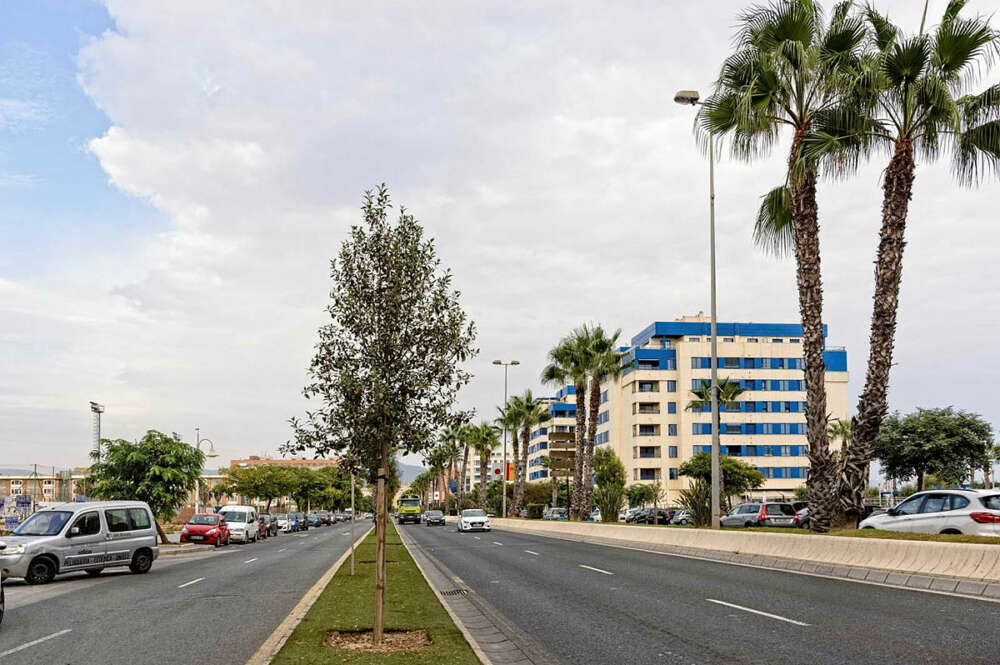 Calle Pacífico, 23, donde se encuentra el piso de Málaga. Foto: Inmocaixa