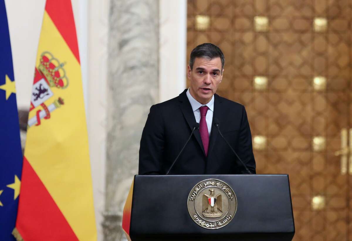 El presidente del Gobierno, Pedro Sánchez. EFE/EPA/KHALED ELFIQI