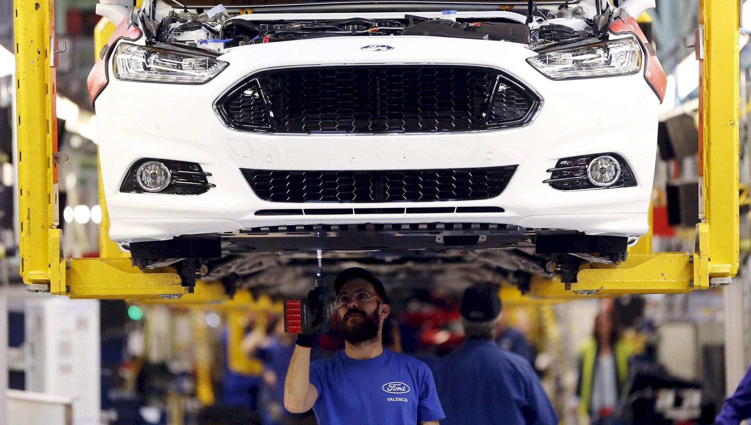 Una planta de producción de vehículos. Foto: EFE.