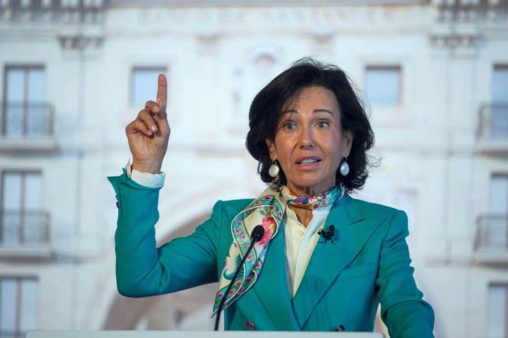 Ana Botín, presidenta de Banco Santander. EFE